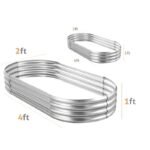 Lit De Jardin Surélevé En Métal Galvanisé Durable Et Esthétique