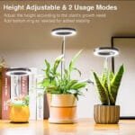 Lumière Led Halo Intérieure Pour Une Croissance Saine Des Plantes