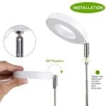 Lumière Led Halo Intérieure Pour Une Croissance Saine Des Plantes