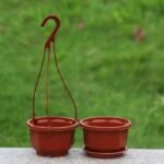 panier suspendu en plastique pour fleurs et plantes vertes hanging pot 473 1