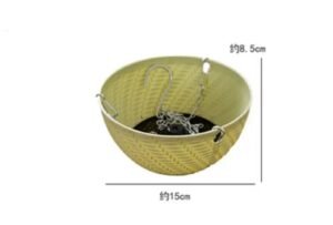 panier suspendu en verre style pastoral pour plantes fleuries china 1pc 1 hanging pot 350 1