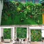 panneau mural en plantes artificielles gazon pour plus dintimite artificial plants 481 1
