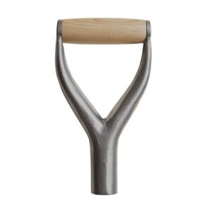 Poignée De Remplacement En Fer Et Bois Pour Un Confort Amélioré - Argent