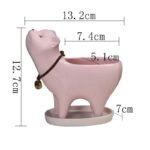 pot de fleurs cat meat cactus pour vos succulentes amusantes pink free of plants 937 1