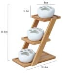 pot de fleurs en ceramique blanche avec design griffes chat suit 4 planting pots 249 1