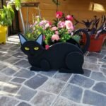 Pot De Fleurs En Forme De Chat Pour Jardin Extérieur Durable
