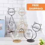 Pot De Fleurs En Forme De Chat Pour Plantes Hydroponiques