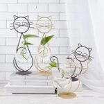 Pot De Fleurs En Forme De Chat Pour Plantes Hydroponiques