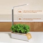 Pot De Fleurs Intelligent Avec Irrigation Automatique Et Led Grow - Jaune / états-unis