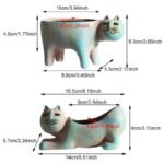 pot de fleurs mignon avec design chat en ceramique flower pot 327 1