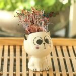 pot de jardin bebe chat en ceramique pour petites plantes planting pots 138 1