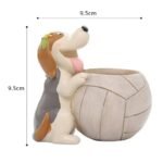 pot de plante en resine chien pour decor interieur ou exterieur united states 5 984 1