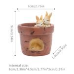 pots a fleurs amusants en resine pour animaux 3d planting 269 1