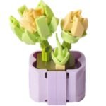 potted plants succulents model bricks pour une decoration unique without box 86pcs 893 1