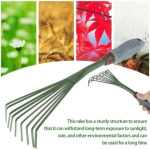 rateau de jardin en fer durable anti rouille et anti corrosion rake 251 1