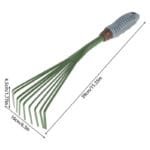 Râteau De Jardin En Fer Durable Anti-rouille Et Anti-corrosion