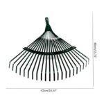 rateau en acier carbone pour le ramassage des feuillesgalternyj rake 965 1
