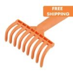 rateau leger a neuf dents pour desherbage et aeration du jardin rake 231 1