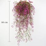 Plantes suspendues réalistes en rotin – Vignes décoratives durables et non toxiques.