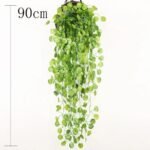 Plantes suspendues réalistes en rotin – Vignes décoratives durables et non toxiques.