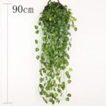 Plantes suspendues réalistes en rotin – Vignes décoratives durables et non toxiques.