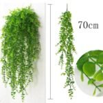 Plantes suspendues réalistes en rotin – Vignes décoratives durables et non toxiques.