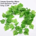 Plantes suspendues réalistes en rotin – Vignes décoratives durables et non toxiques.