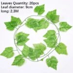 Plantes suspendues réalistes en rotin – Vignes décoratives durables et non toxiques.