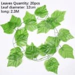 Plantes Suspendues Réalistes En Rotin – Vignes Décoratives Durables Et Non Toxiques. - m