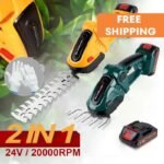 secateur electrique 24v avec lame de buisson et a gazon 318 1