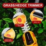secateur electrique 24v avec lame de buisson et a gazon 433 1