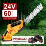 secateur electrique 24v avec lame de buisson et a gazon 555 1