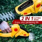 secateur electrique 24v avec lame de buisson et a gazon 709 1