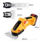 secateur electrique 24v avec lame de buisson et a gazon 748 1