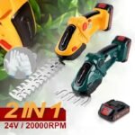 secateur electrique 24v avec lame de buisson et a gazon 880 1