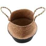 sturdy woven plant basket with handles for easy moving b xl 463 1