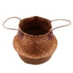 sturdy woven plant basket with handles for easy moving d xl 647 1