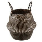 Panier à Plantes Tissé Robuste Avec Poignées Pour Un Déplacement Facile - i / Xl