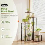 Support à Plantes En Métal: Maximisez L’espace Vertical Chez - Coin b Noir