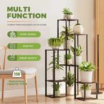 Support à Plantes En Métal: Maximisez L’espace Vertical Chez - Coin b Noir