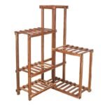 support de coin pour plantes mettez en valeur vos tresors uniques wood corner plant 427 1