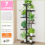 support de fleurs en fer elegance et durabilite pour votre espace 7layers dark grey 435 1