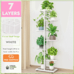 support de fleurs en fer elegance et durabilite pour votre espace 7layers white 937 1