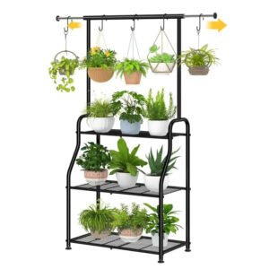 Support De Plantes En Métal 3 Niveaux Pour Un Intérieur Luxuriant