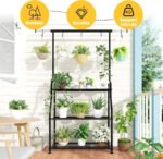 Support De Plantes En Métal 3 Niveaux Pour Un Intérieur Luxuriant