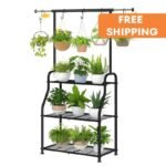 support de plantes en metal 3 niveaux pour un interieur luxuriant 349 1