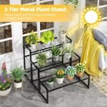 Support De Plantes Extérieur à 3 Niveaux Pour Un Jardin Luxuriant