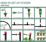 Système D&rsquo;irrigation Avec Minuterie Automatique Pour Un Arrosage Facile