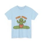 t shirt en coton confort et design de cactus amusant pour lannee light blue s t shirt 563 1