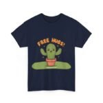 t shirt en coton confort et design de cactus amusant pour lannee navy s t shirt 237 1